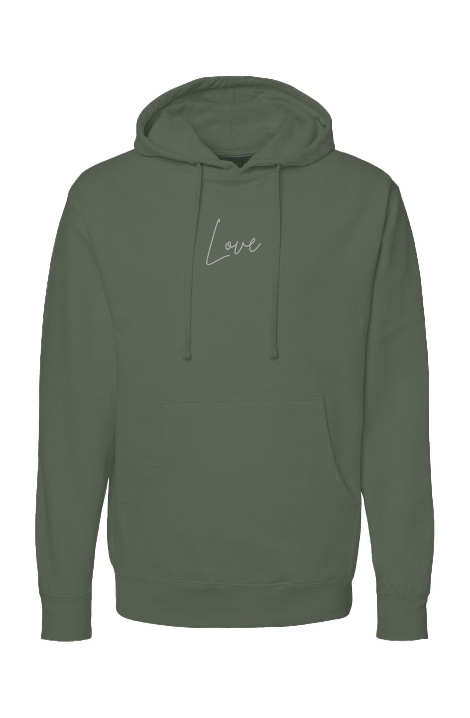LOVE Hoodie-Embroidered π