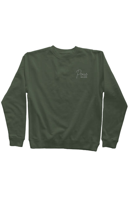 PEACE BE STILL Crewneck-Embroidered 🕊️