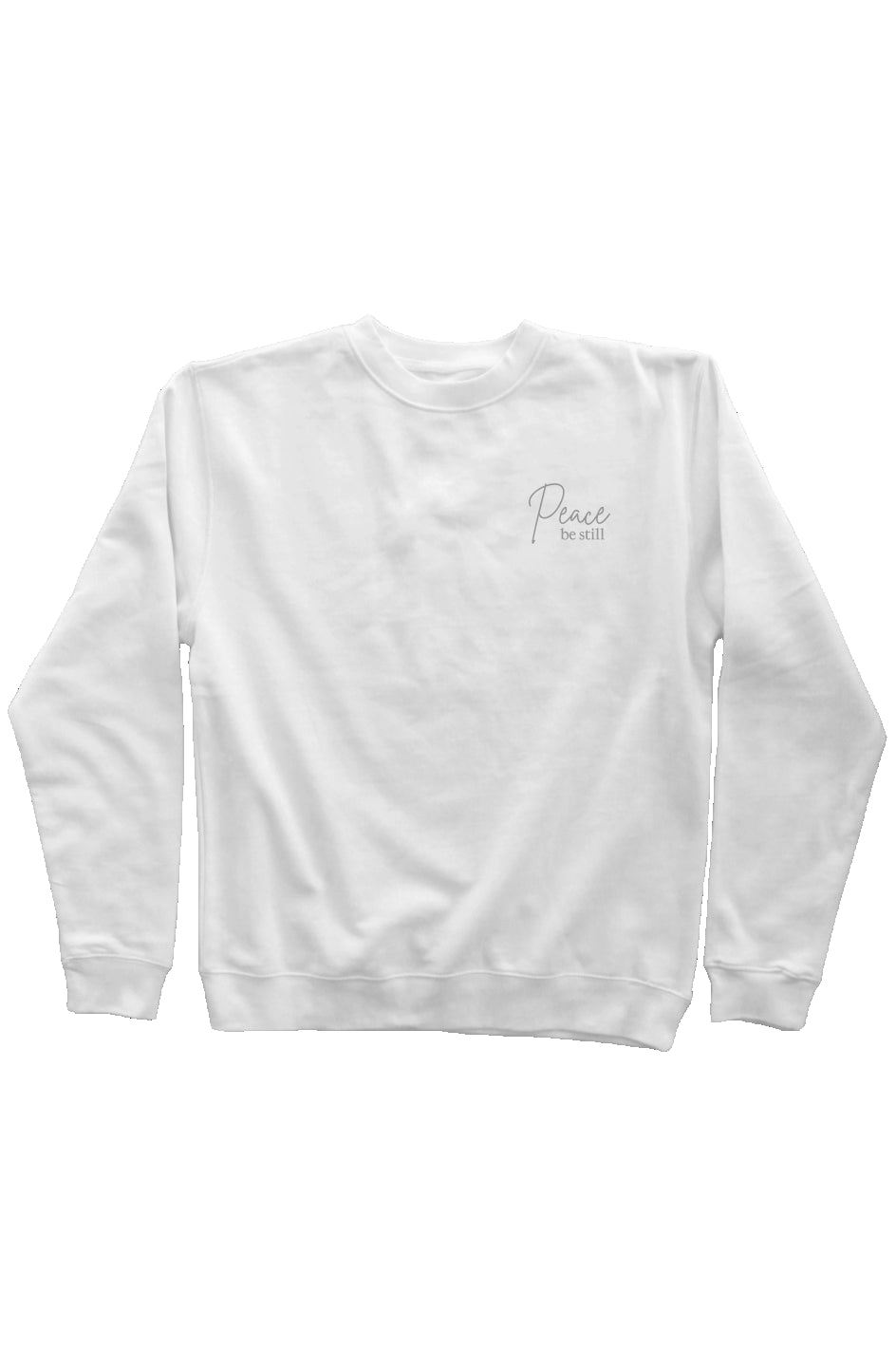 PEACE BE STILL Crewneck-Embroidered 🕊️