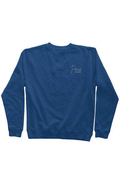 PEACE BE STILL Crewneck-Embroidered 🕊️